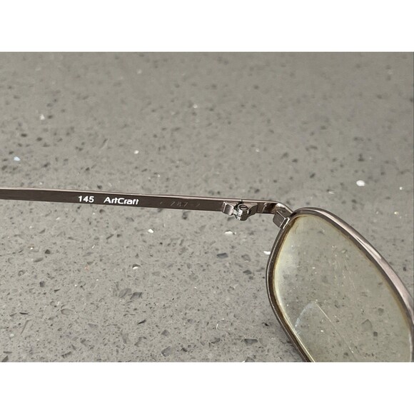 ArtCraft WF677 67761 Gunmetal Oval Eyeglasses Frames ONLY 48-18-145 Z87-2 - Picture 9 of 15